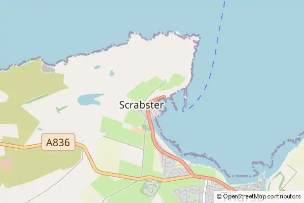 Mapa Scrabster