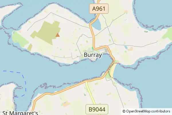 Mapa Burray Village