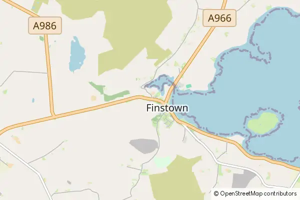 Mapa Finstown