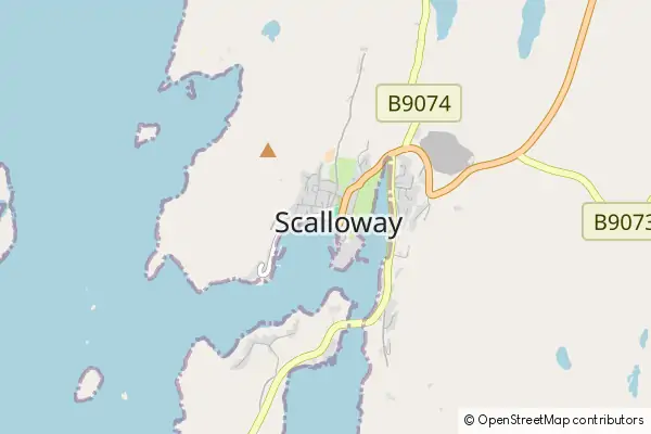 Mapa Scalloway