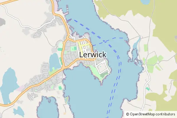 Mapa Lerwick