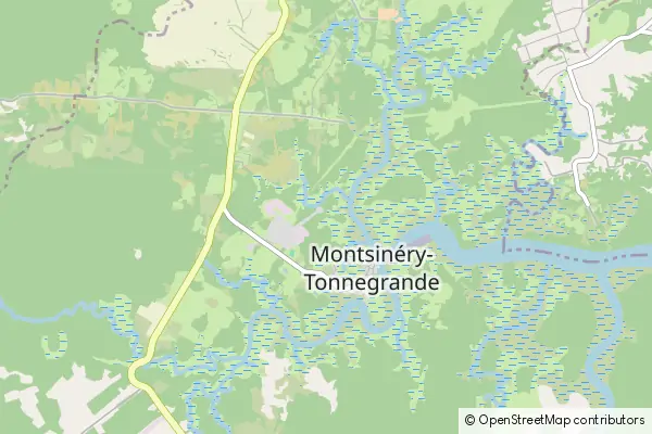 Mapa Montsinéry-Tonnegrande