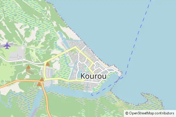 Mapa Kourou