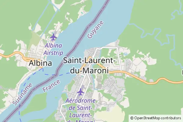 Mapa Saint-Laurent-du-Maroni