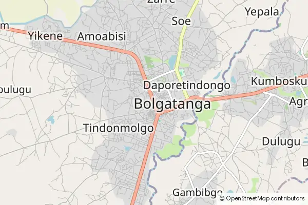 Mapa Bolgatanga