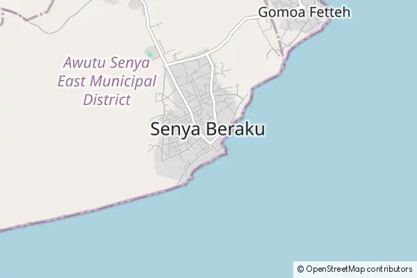 Mapa Senya Beraku