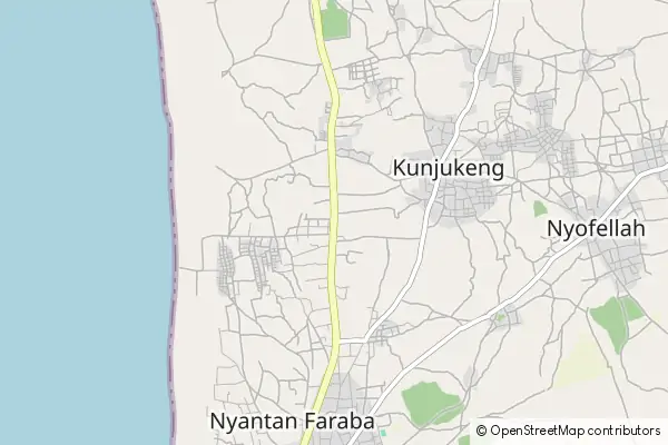 Mapa Gunjur