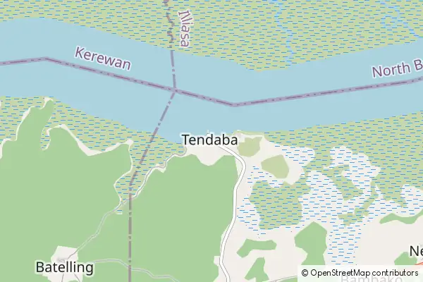 Mapa Tendaba