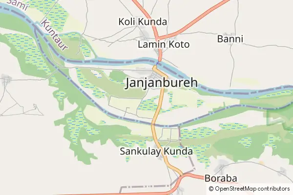 Mapa Janjanbureh