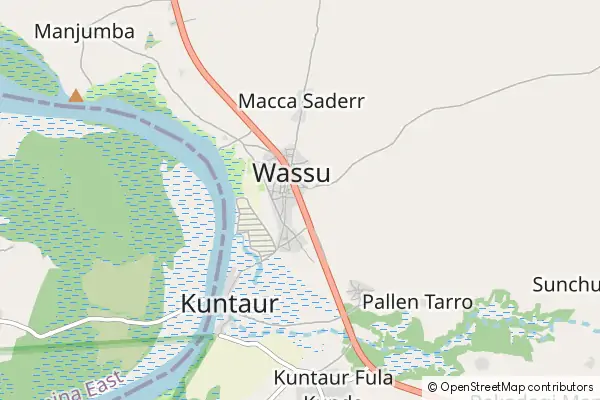 Mapa: Wassu • © OpenStreetMap contributors Mapa Wassu