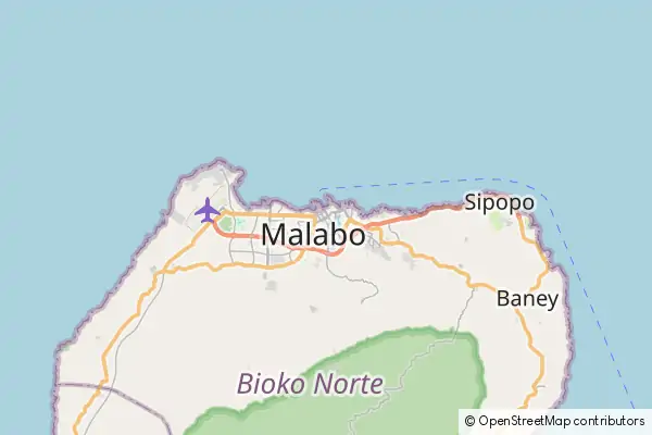 Mapa Malabo