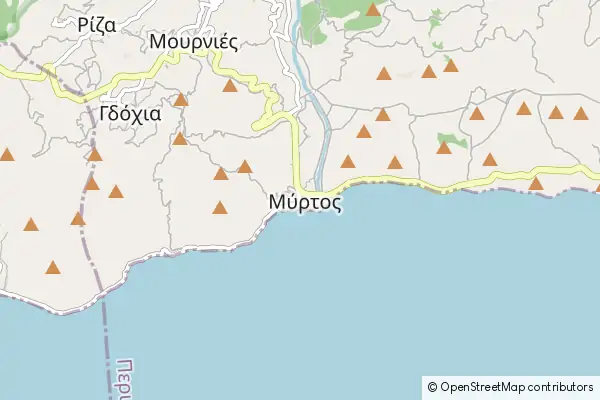 Mapa Myrtos