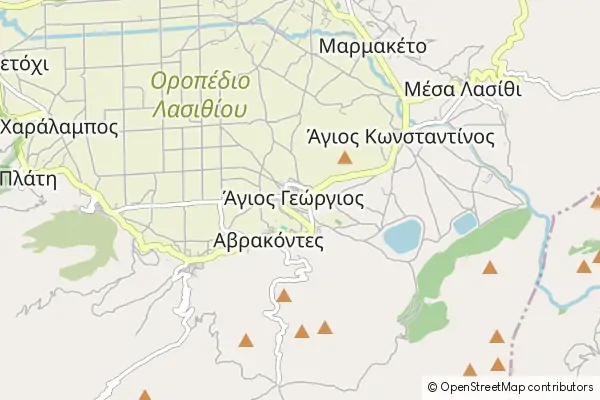 Mapa Ágios Geórgios