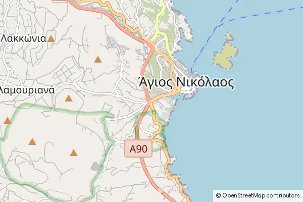 Mapa Ágios Nikólaos