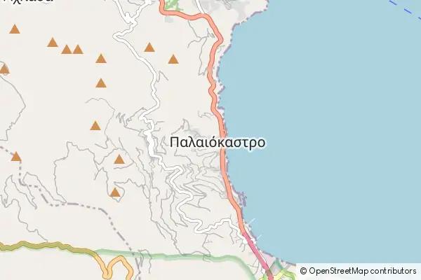 Mapa Palaiókastro