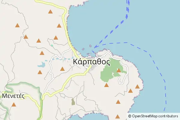 Mapa Karpathos Town (Pigadia)