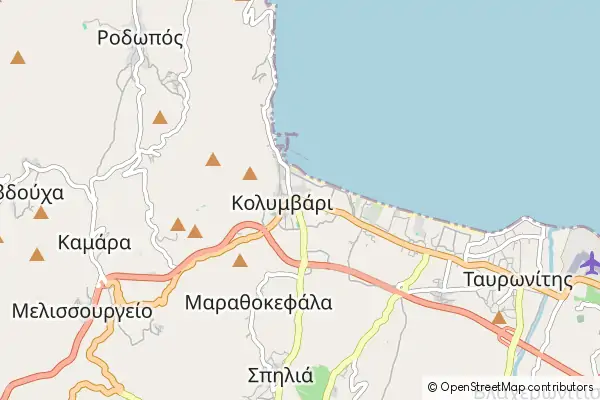 Mapa Kolymbari