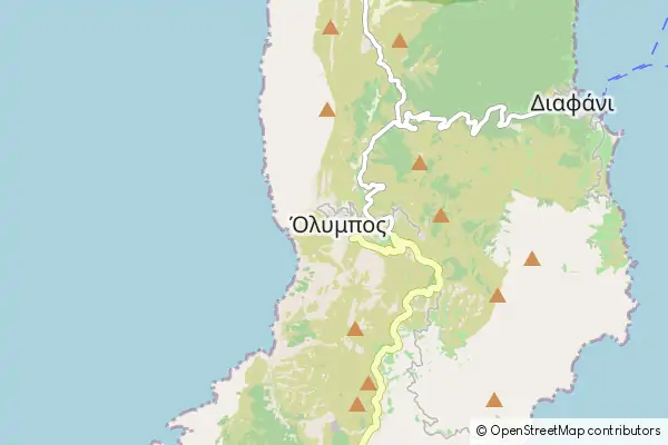 Mapa Olympos