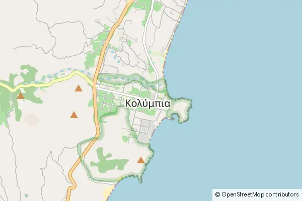 Mapa Kolimbia