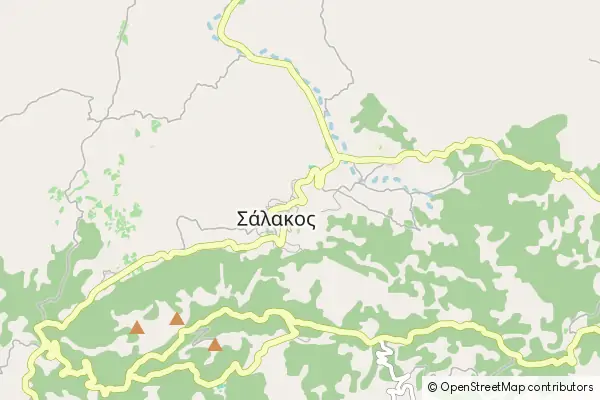 Mapa Sálakos