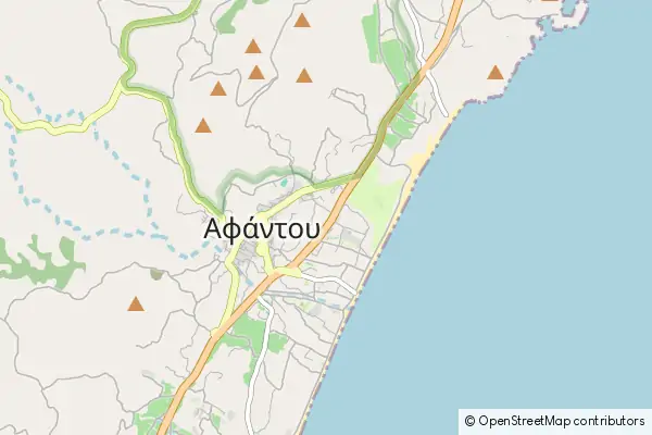 Mapa Afandou