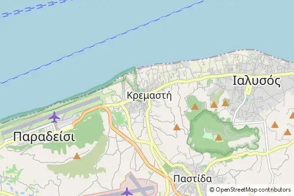 Mapa Kremastí