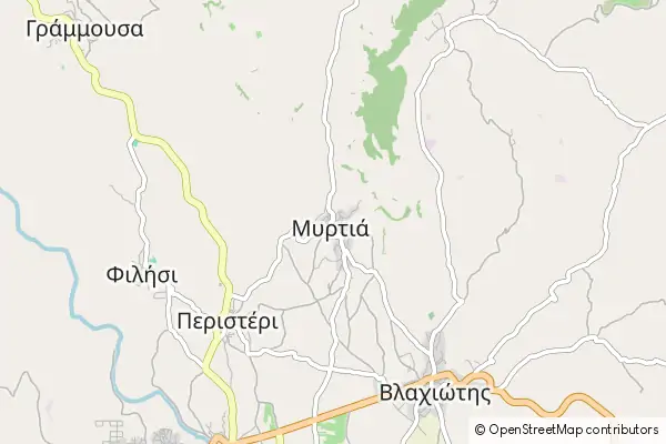 Mapa Mirtia