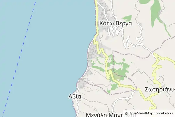 Mapa Mikri Mantineia