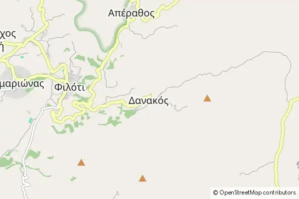 Mapa Danakós