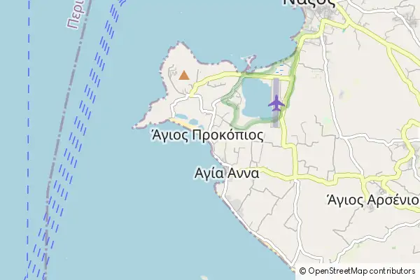 Mapa Agios Prokopios