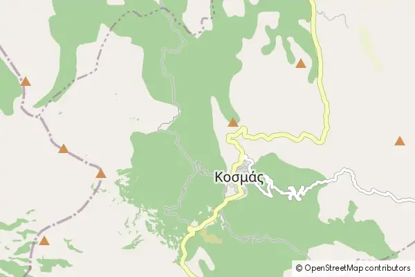 Mapa Kosmás