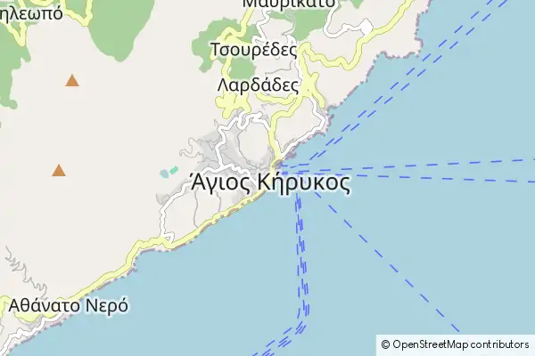 Mapa Agios Kirykos