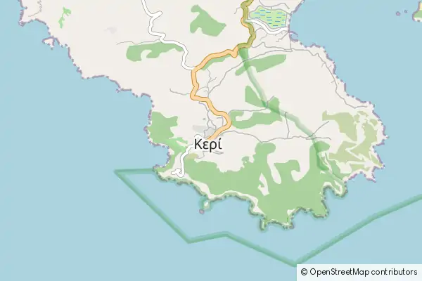 Mapa Keri Village