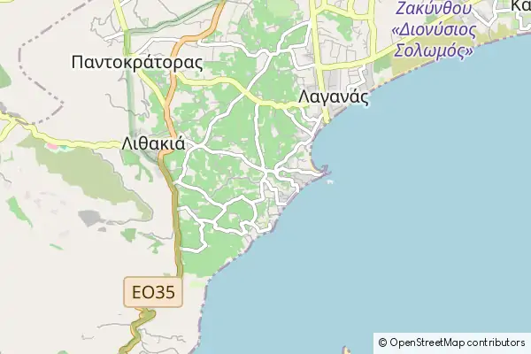 Mapa Agios Sostis