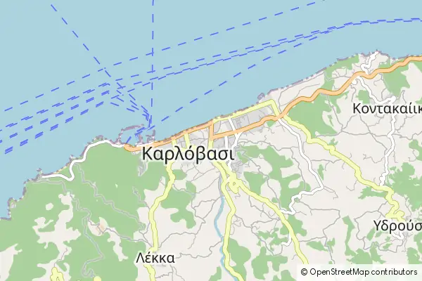 Mapa Karlovasi