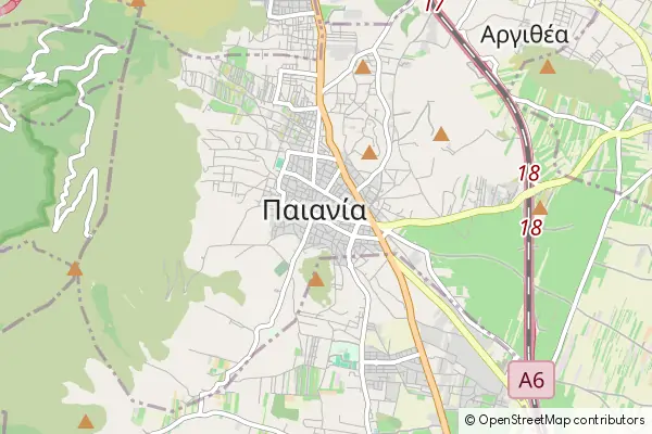 Mapa: Peania • © OpenStreetMap contributors Mapa Peania