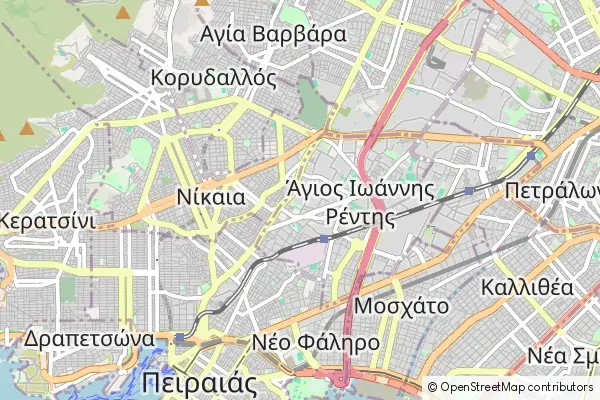 Mapa Agios Ioannis Rentis