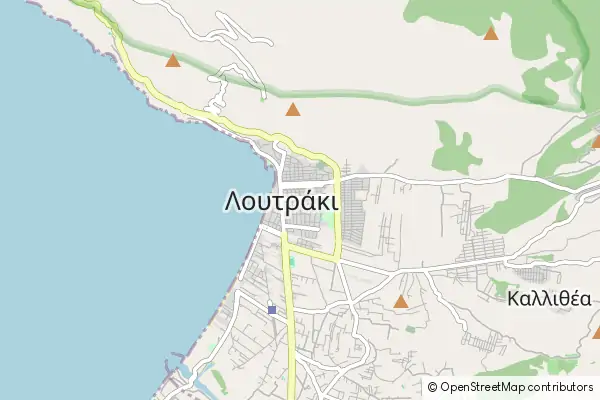 Mapa Lutraki