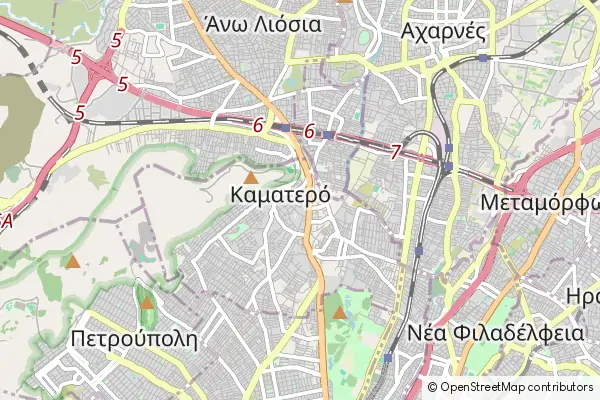 Mapa Kamateró