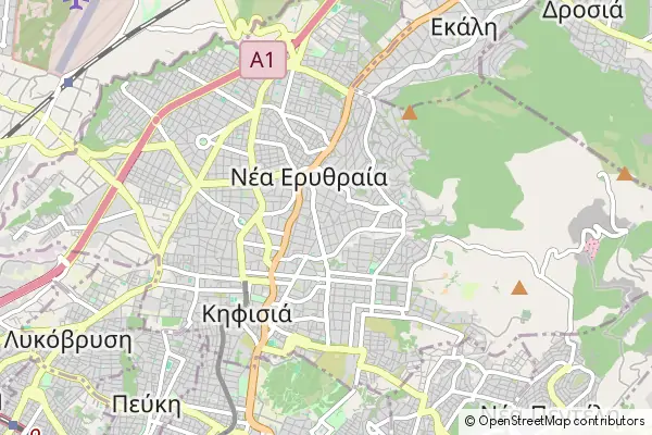 Mapa Kifissia