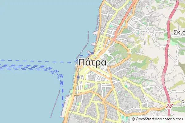 Mapa Patras