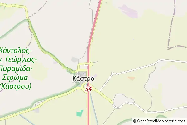 Mapa Kastro