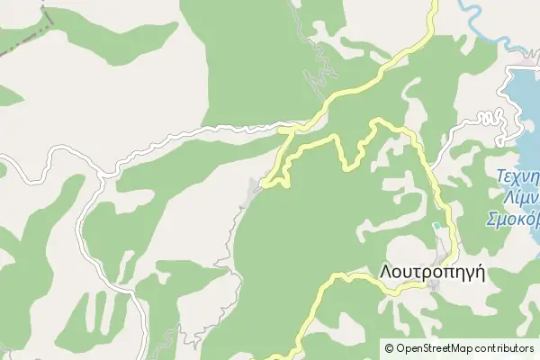 Mapa Loutrá Smokóvou