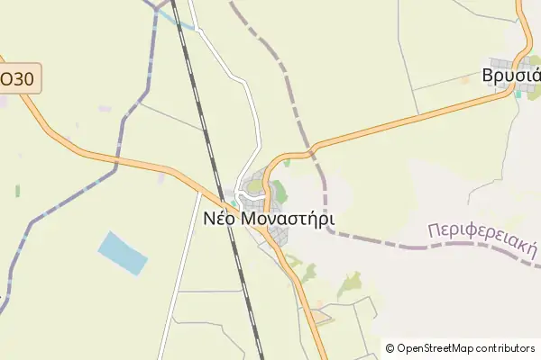 Mapa Neo Monastiri