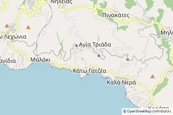 Mapa Káto Gatzéa