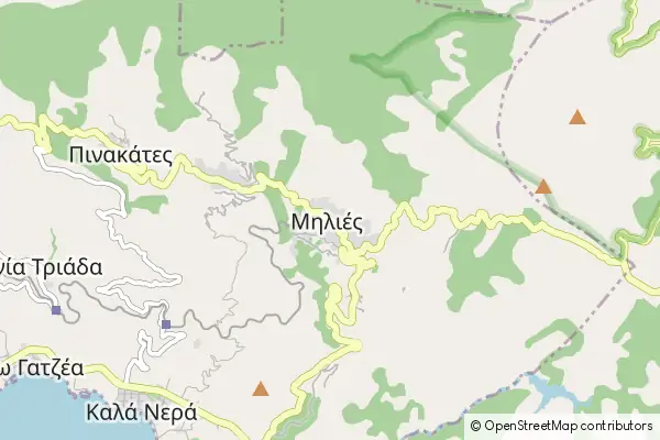 Mapa Milies