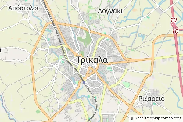 Mapa Trikala