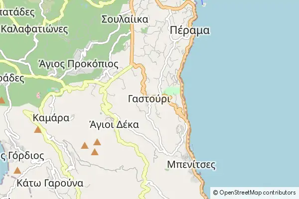 Mapa Gastoúri