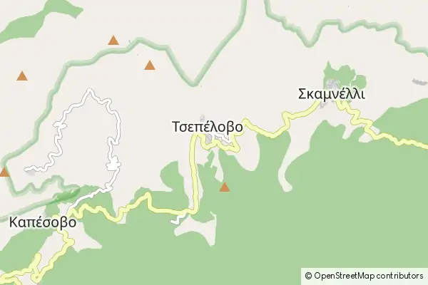 Mapa Tsepélovo