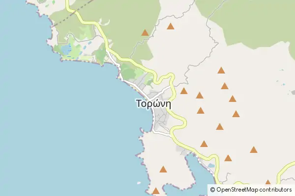 Mapa Torone